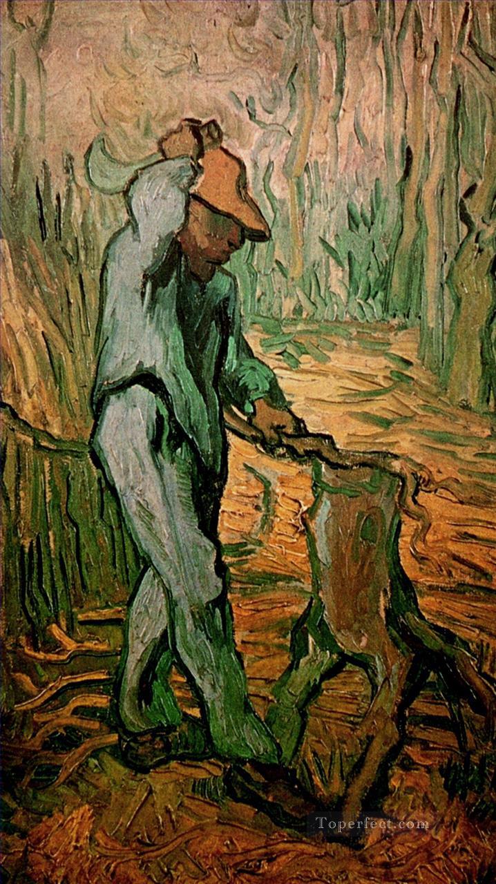 The Woodcutter after Millet Vincent van Gogh Oil Paintings
